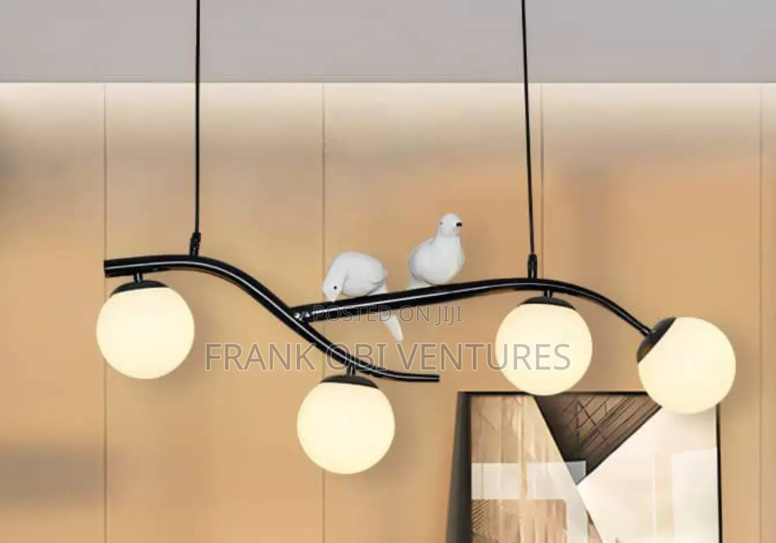 Frosted Balls Chandeliers