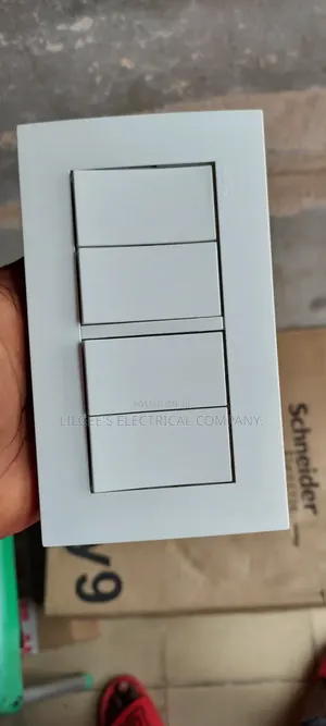 Schneider 3x6 4 Gang Switch For Homes, Hotels Lounge Etc