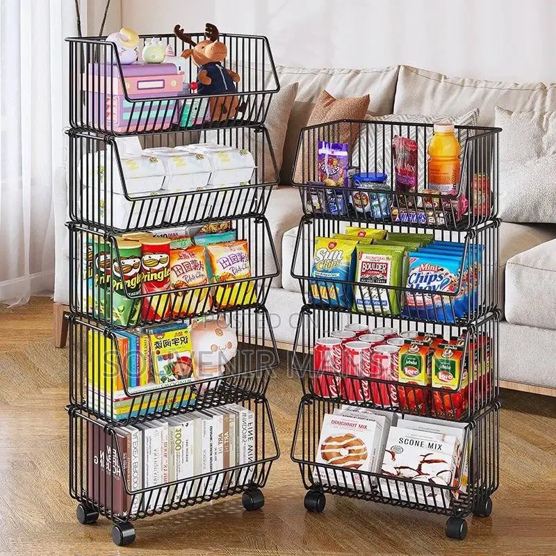 5 Tier Storage Rack With Wheel