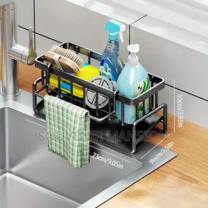 Sink Tidy With Towel Rack