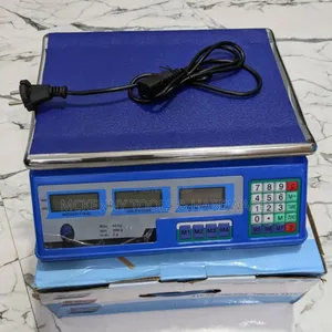 /40 KG Rechargeable Digital Price Computing Scale (Blue)