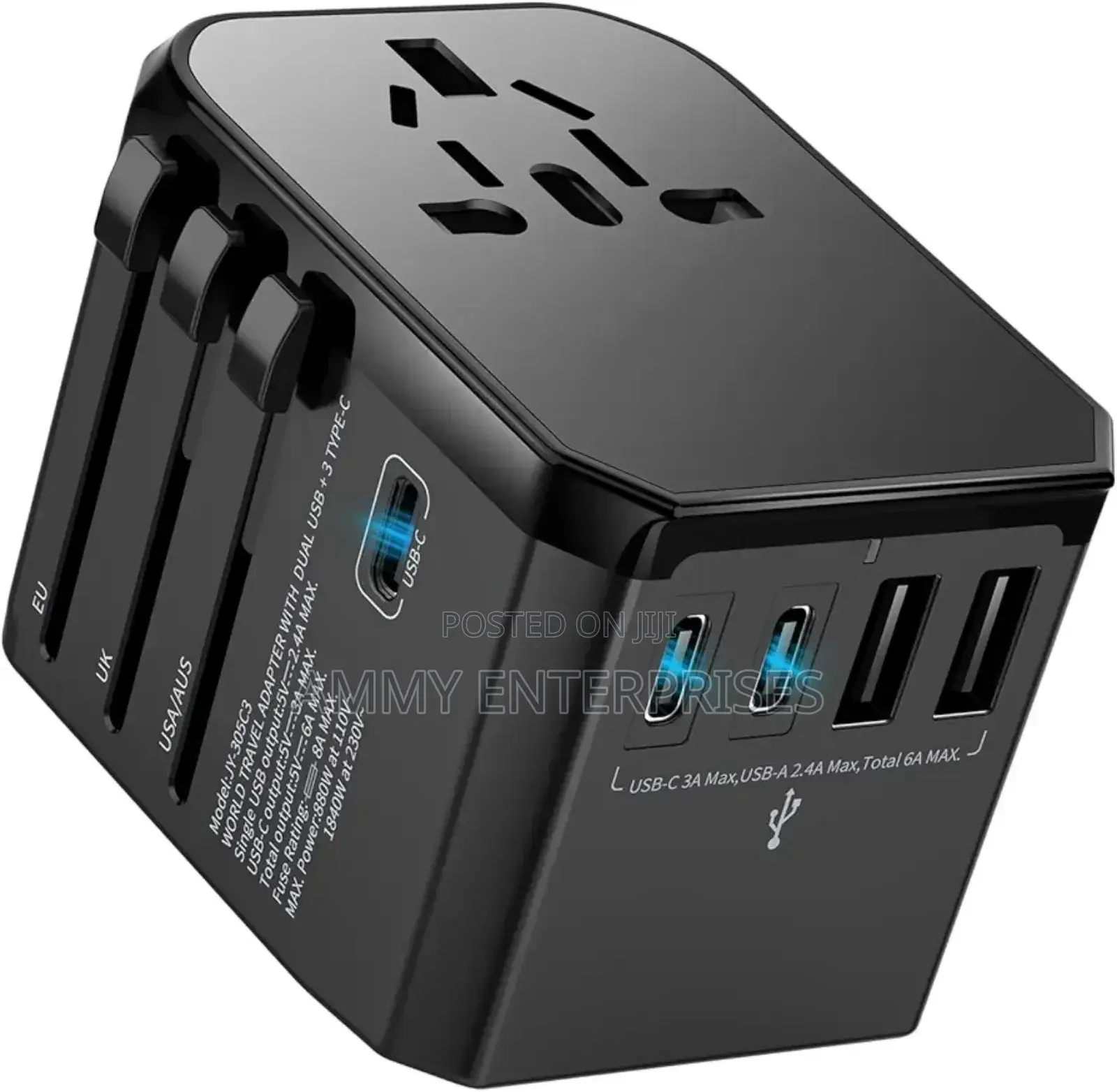Multi Function Travel Adapter Usb -C