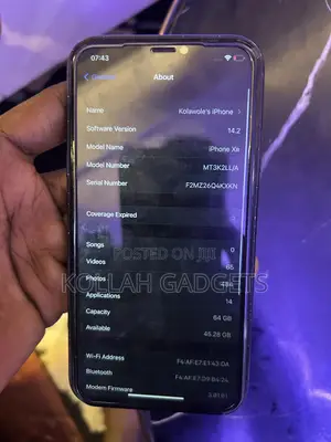 Apple iPhone XR 64 GB Black