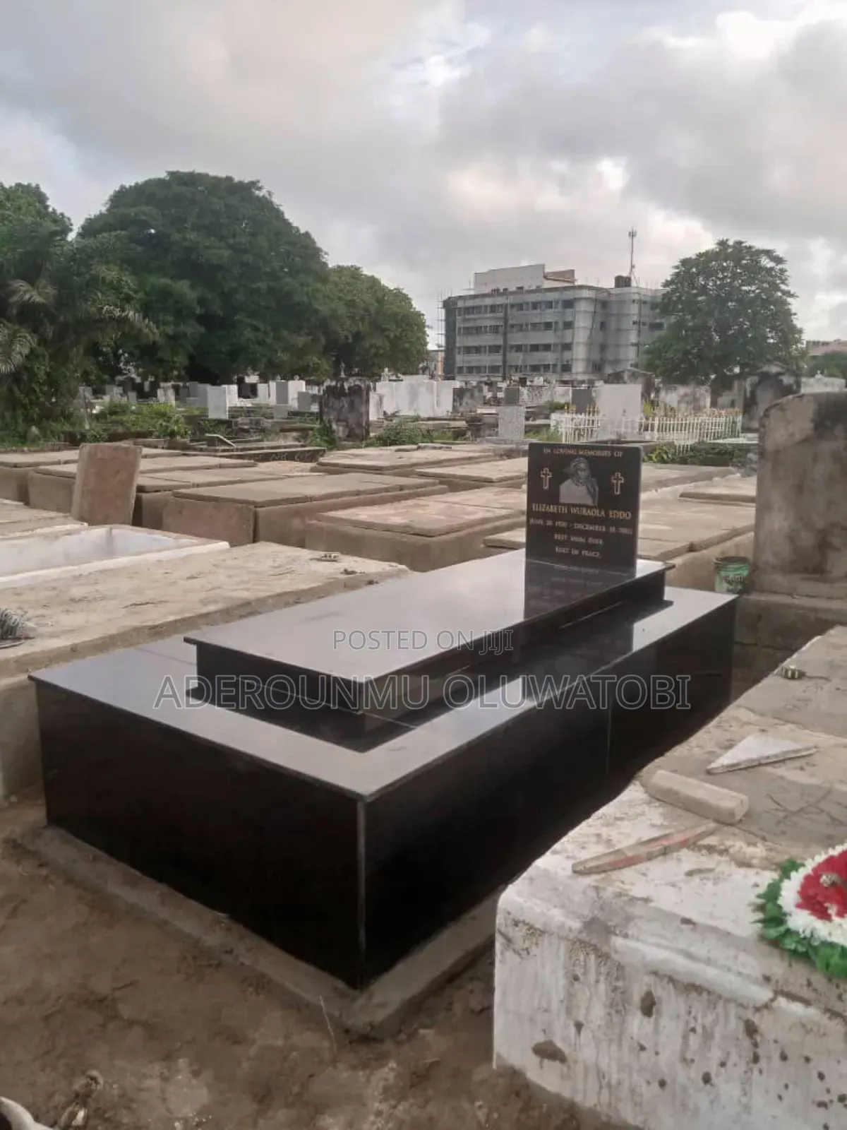 Grave Marble Installation