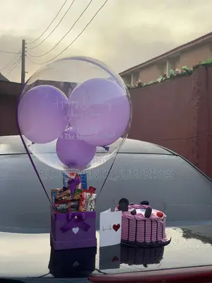 Birthday Surprise Package for Her/Hot Air Balloon Chocolate Box
