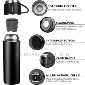 3 in 1 Vacuum Flask Set