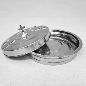 Holy Communion Tray With Cross Lid