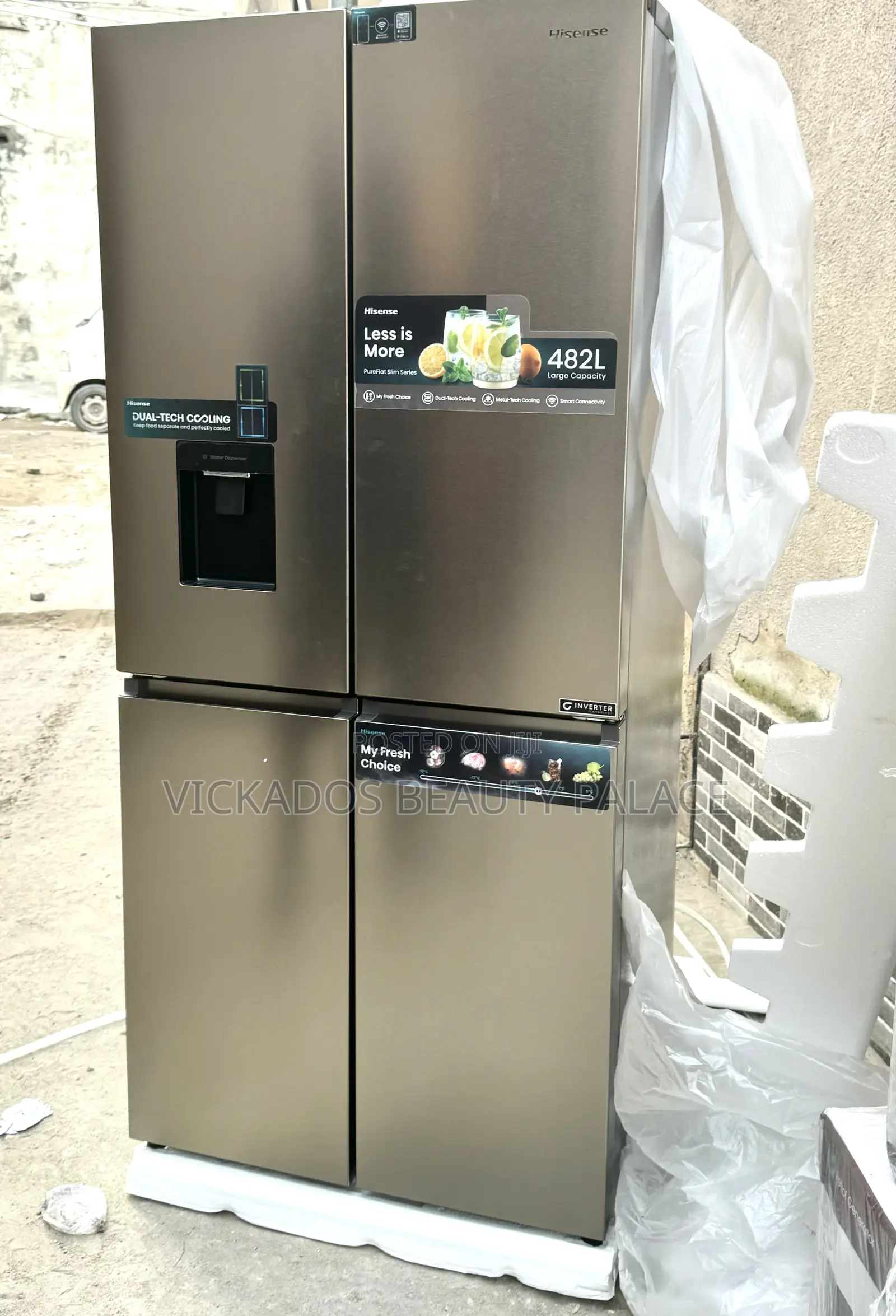 Hisense Side by Side 482L