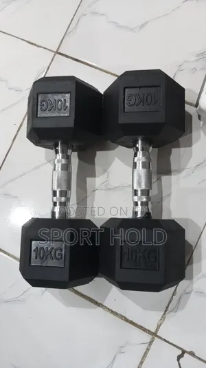 10kg Hex Dumbbell