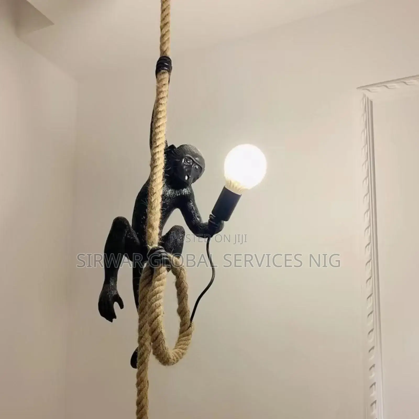 Ceramic Monkey Drop Light