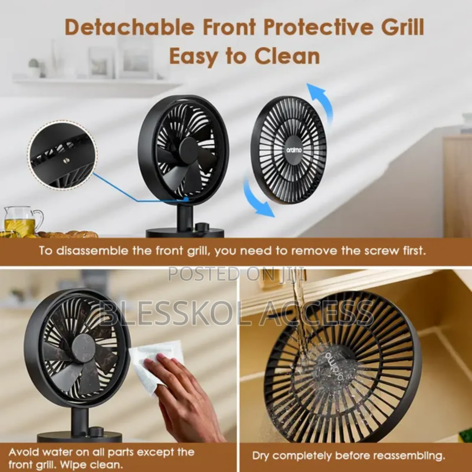 Oraimo Smarttablefan 5W Table Fan