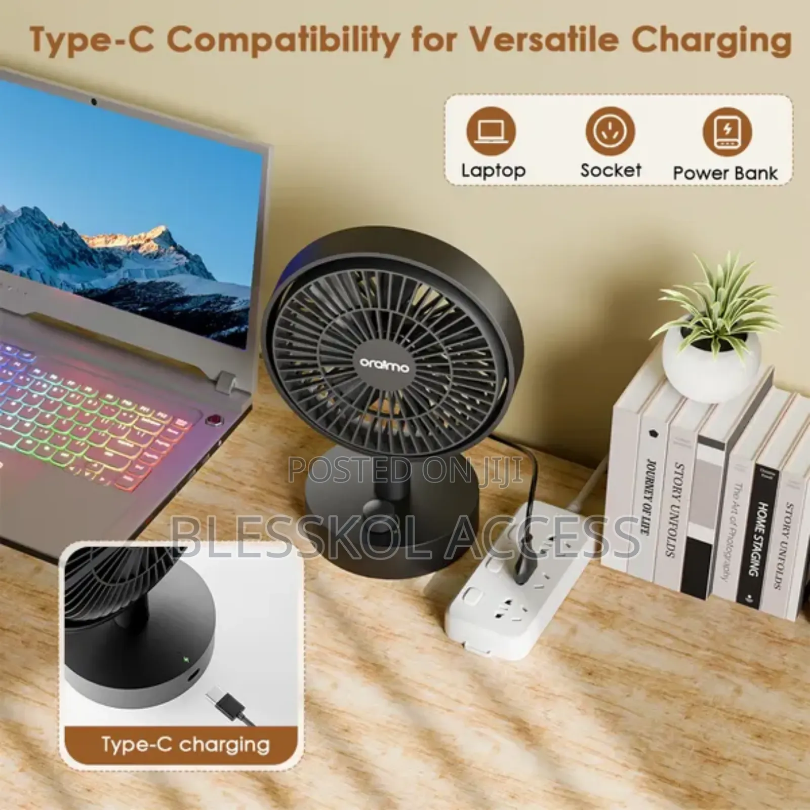 Oraimo Smarttablefan 5W Table Fan