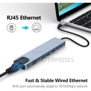 Ub, 8 in 1 USB C Adapter With Hdmi, 100W Pd,