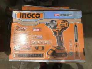 Ingco Cordless Impact Wrench Machine With Sockets