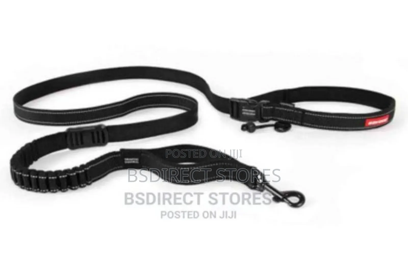 Ezydog BLACK Road Runner Lengthy Zero Shock Dog Leash