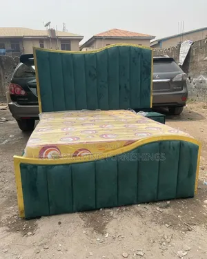 4.5 by 6 Bed Frame and Mattress