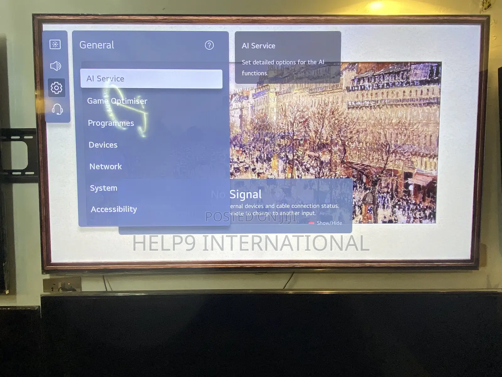 Latest Unique 75" LG Qned Mini LED TV With A7 Processor