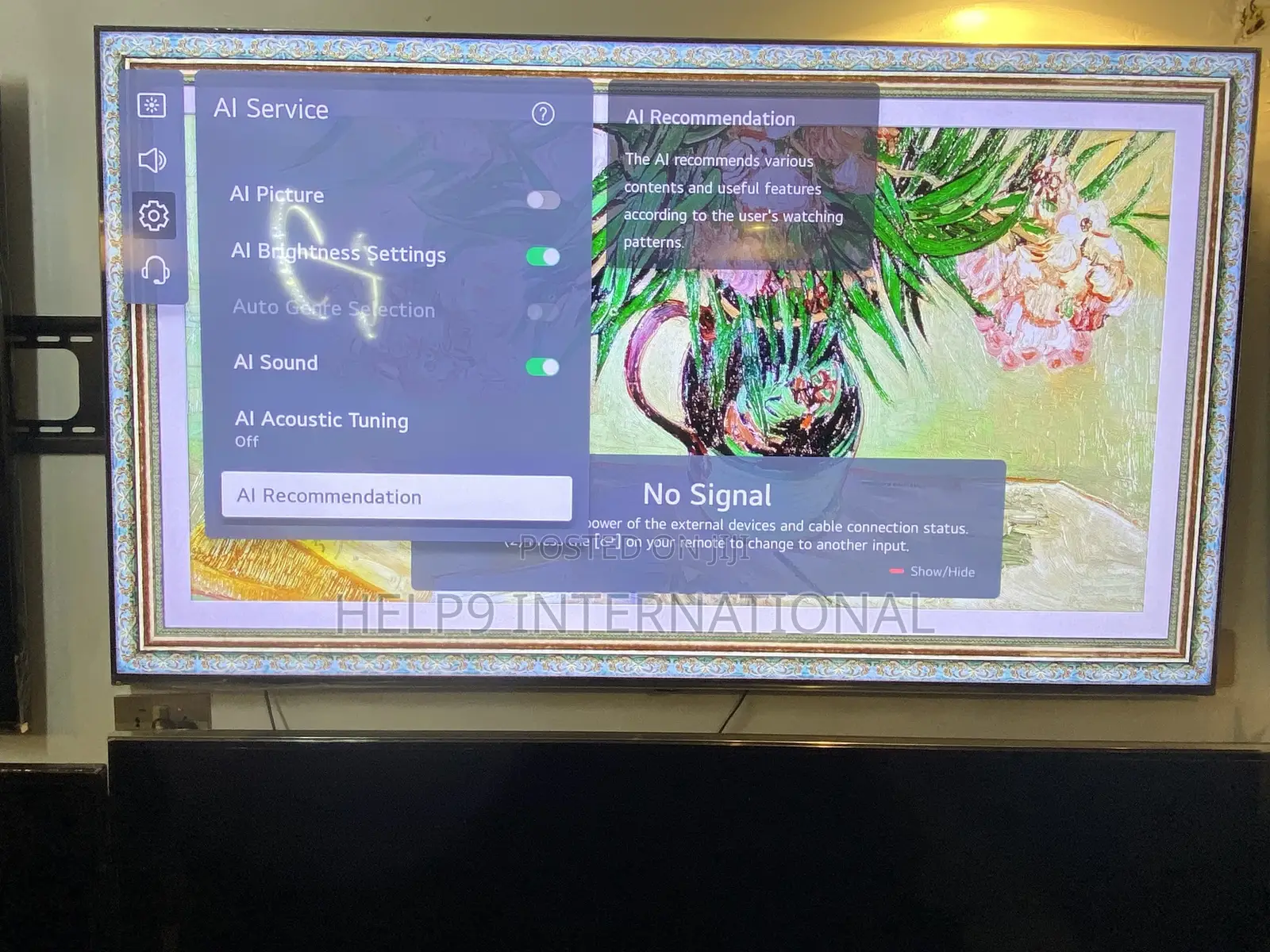 Latest Unique 75" LG Qned Mini LED TV With A7 Processor