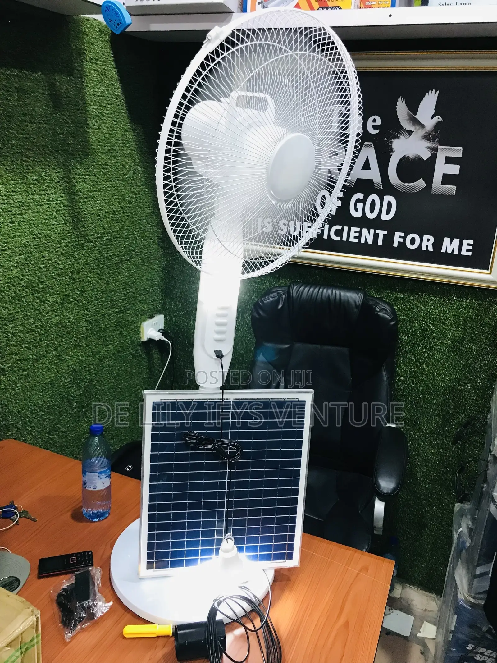 16 Inches Ac/Dc Solar Fan