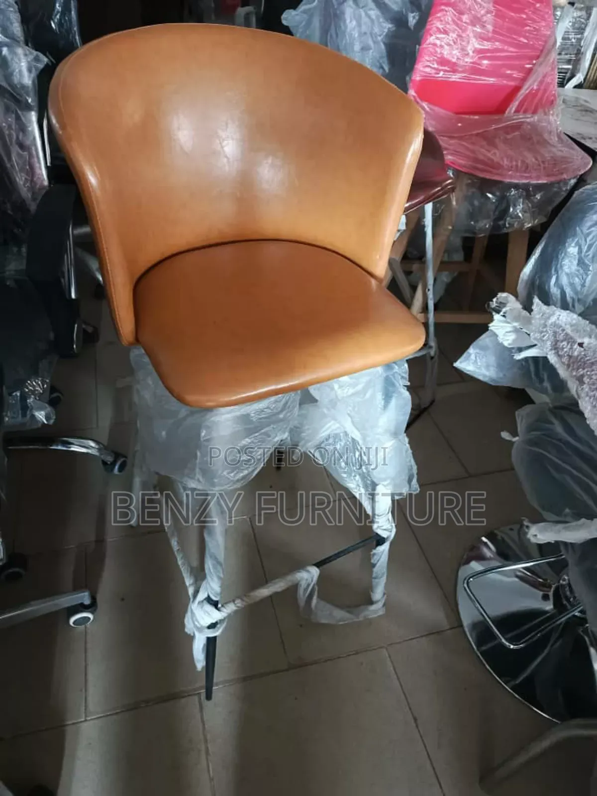 Barstool With Backrest