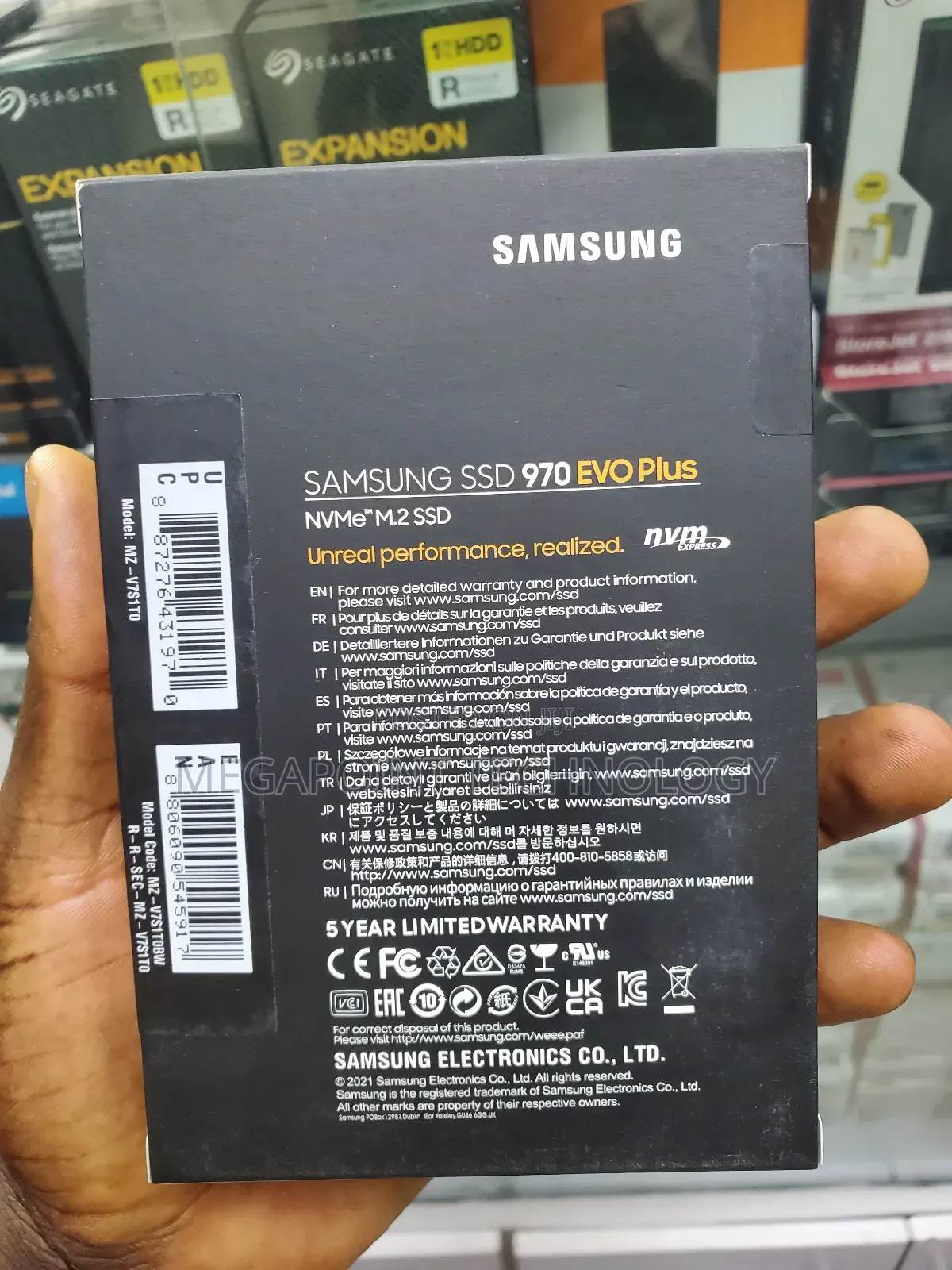Samsung 1tb 970 Evo Plus Nvme M2 SSD