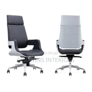Glossy Leather Executive Director Office Chair