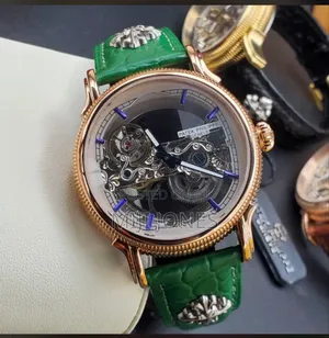Patek Philippe Leather Strap Hollow