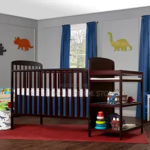 Dream on Me 4 in 1 Convertible Crib With Changing Table Free