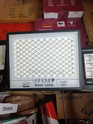 300w Solar Flood Light With Panel.