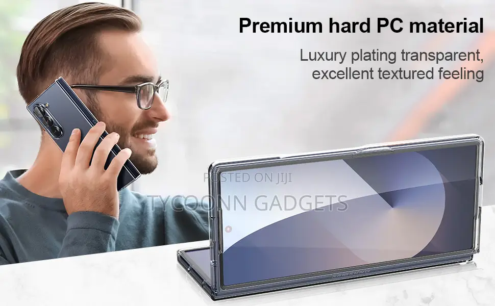 Clear Case for Samsung Z Fold 6 With Front Screen Protector