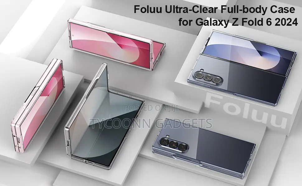 Clear Case for Samsung Z Fold 6 With Front Screen Protector