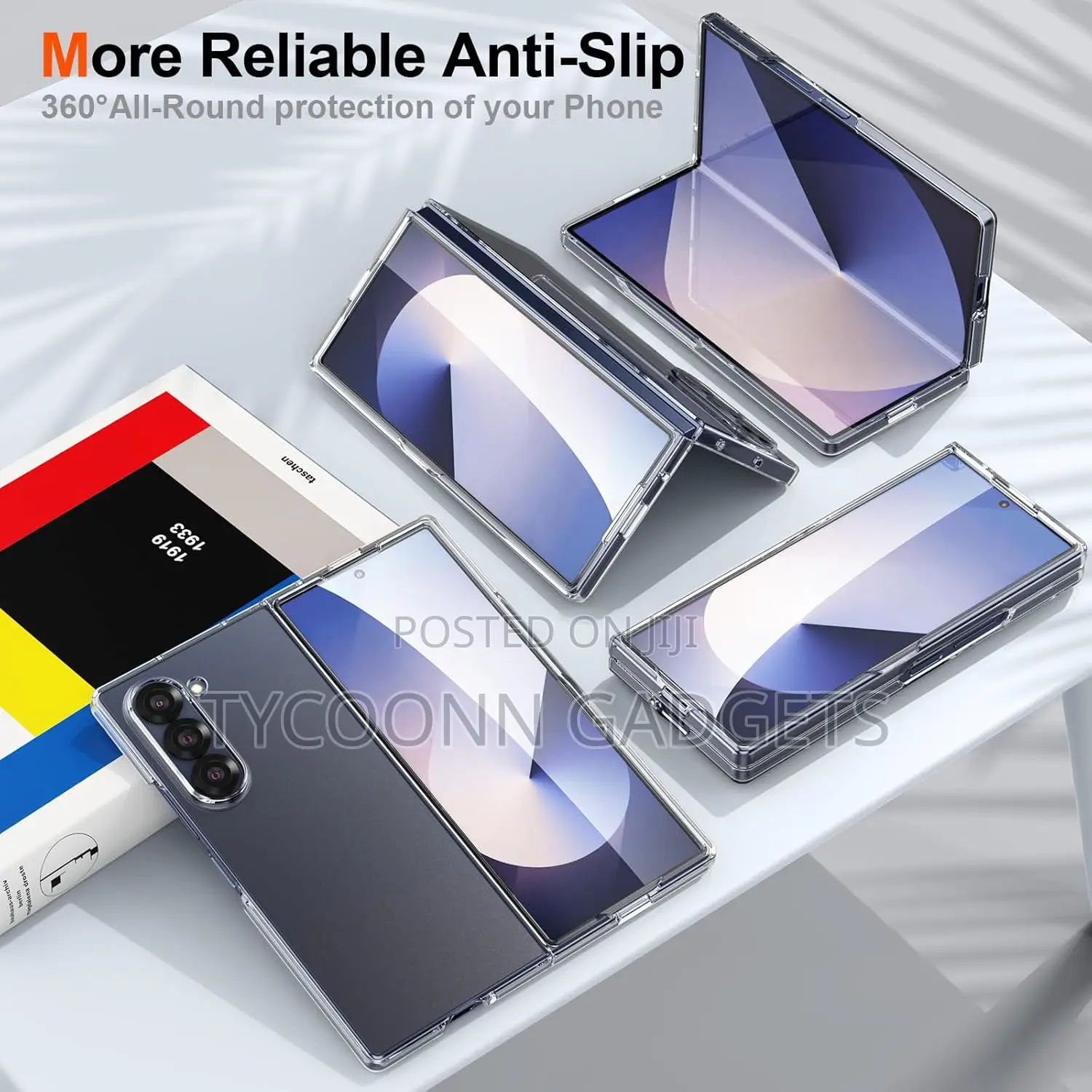 Transparent Case for Galaxy Z Fold 6 With Screen Protector