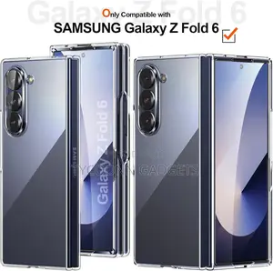 Transparent Case for Galaxy Z Fold 6 With Screen Protector