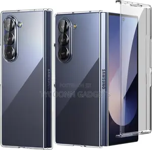 Transparent Case for Galaxy Z Fold 6 With Screen Protector