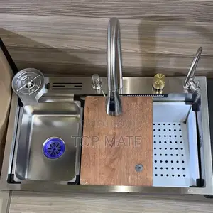 Italian Handmade Waterfall Kitchen Sink 304