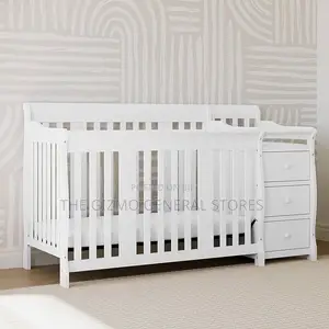 Sorelle Tuscany 4 in 1 Convertible Wooden Crib and Changer