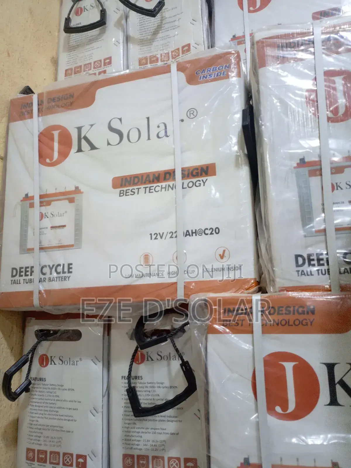 J K 220ah 12v Solar Battery
