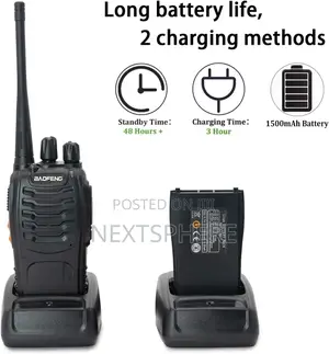 Boafeng Walkie Talkie Bf-888s- 5w Two Way Radio 1500mah