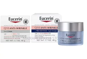 New Q10 Anti-Wrinkle Sensitive Skin Face Night Cream Pack