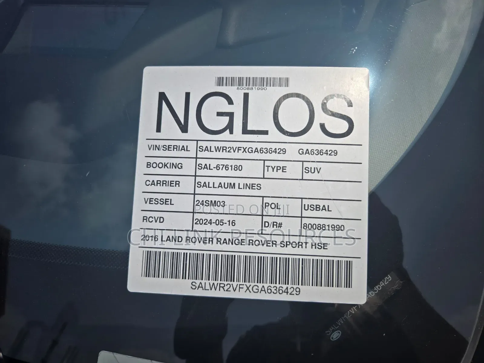 Land Rover Range Rover Sport 2016 Gray