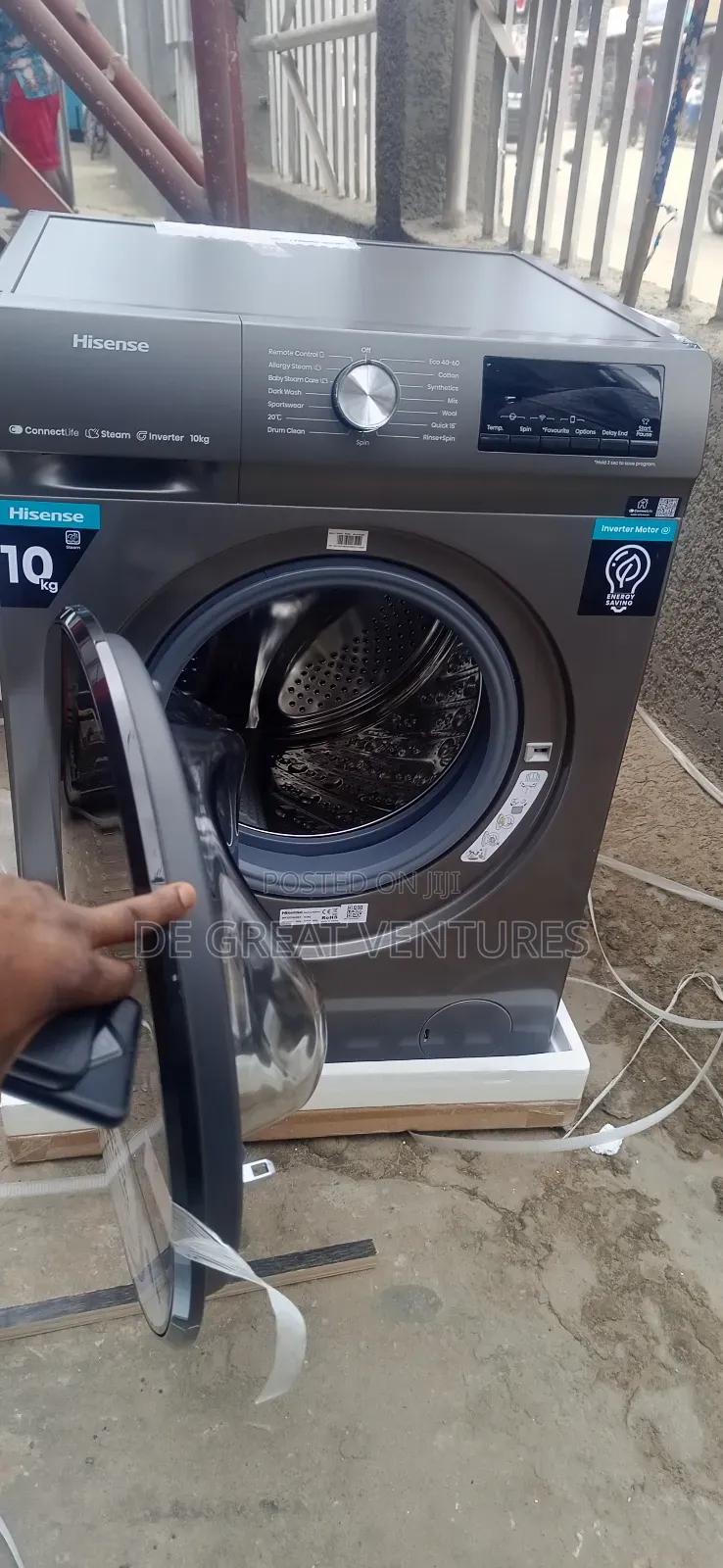 Brand New Hisense 10kg Front Loader Automatic Washin Machine