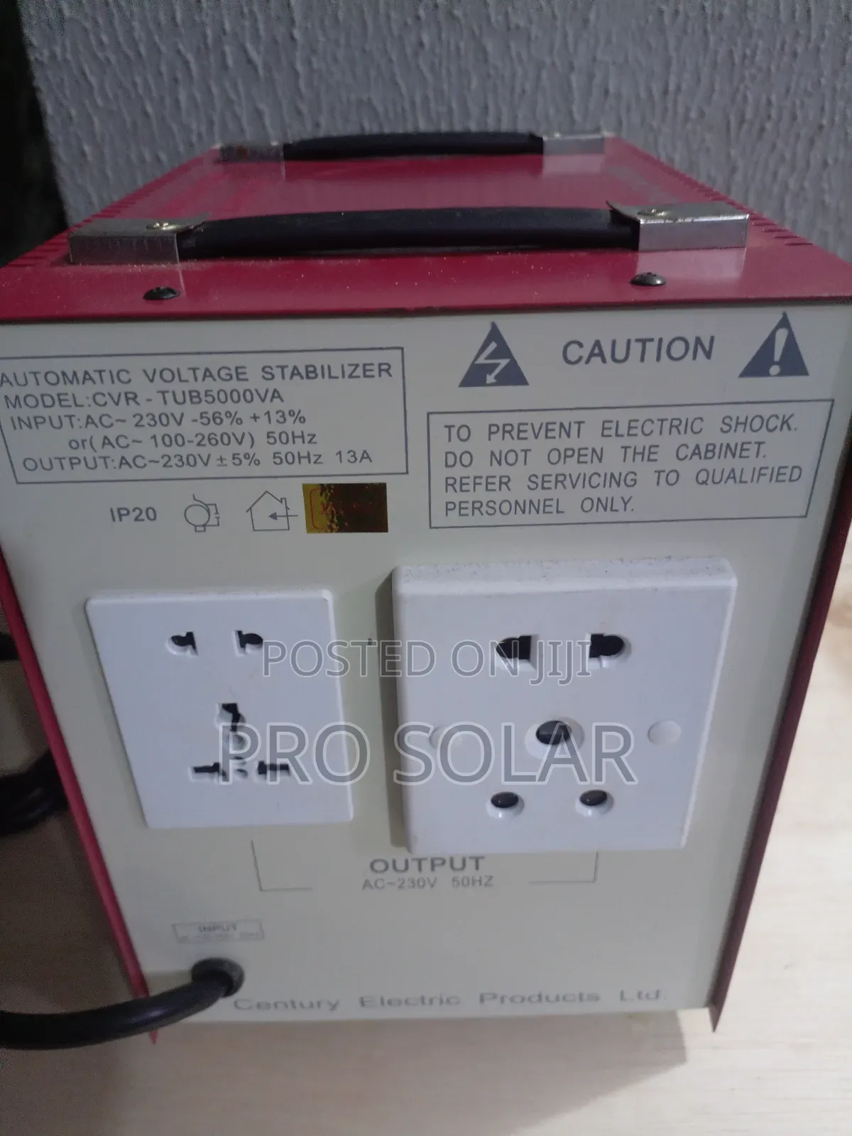 Century Stabilizer 5KVA