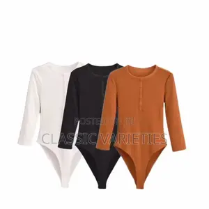Photo - Long Sleeve Knitted Bodysuit
