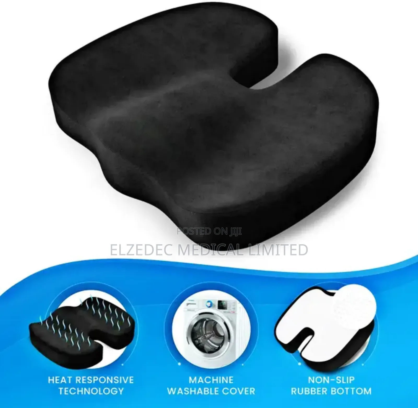 Coccyx Cushion Memory Foam Butt Cushion