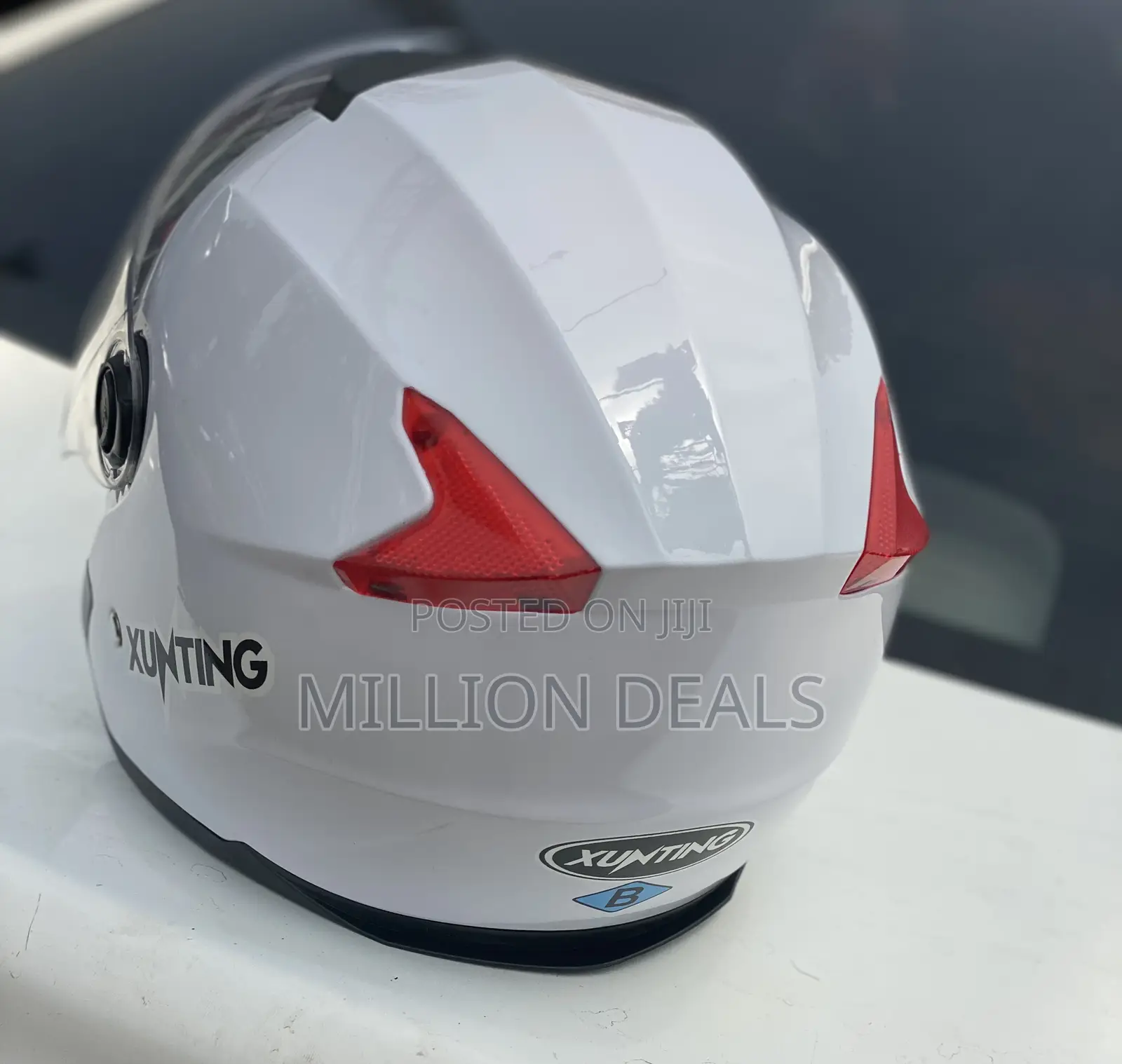 Stylish White Unique Cycling Biker Helmet