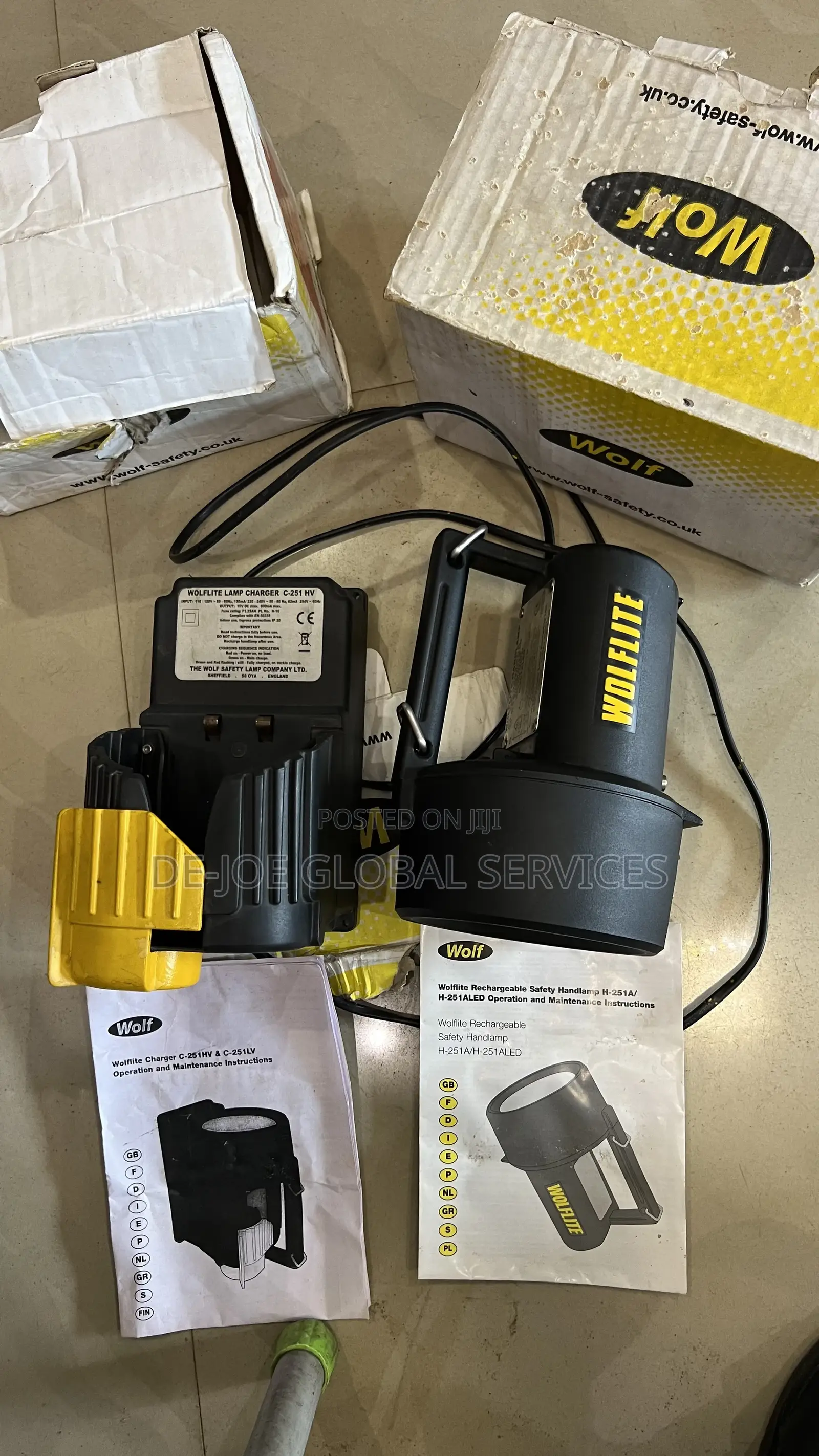 Wolflite Rechargeable Safety Handlamp H-251a