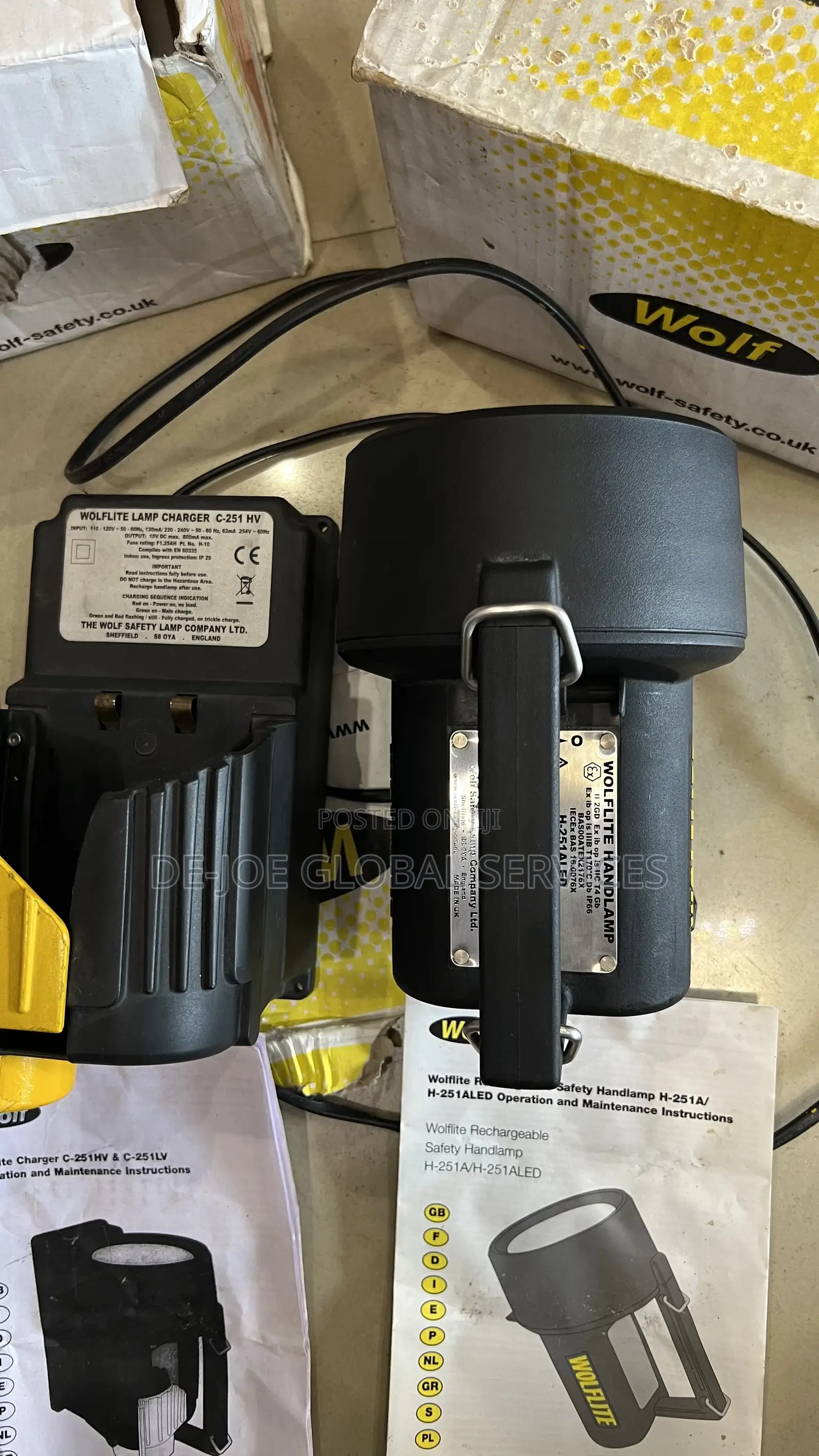 Wolflite Rechargeable Safety Handlamp H-251a