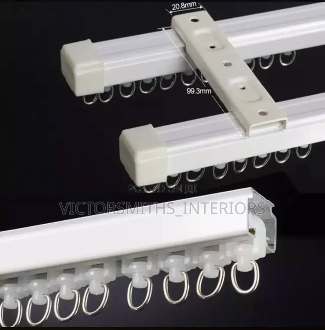 Manual Curtains Track and Complete Accessories