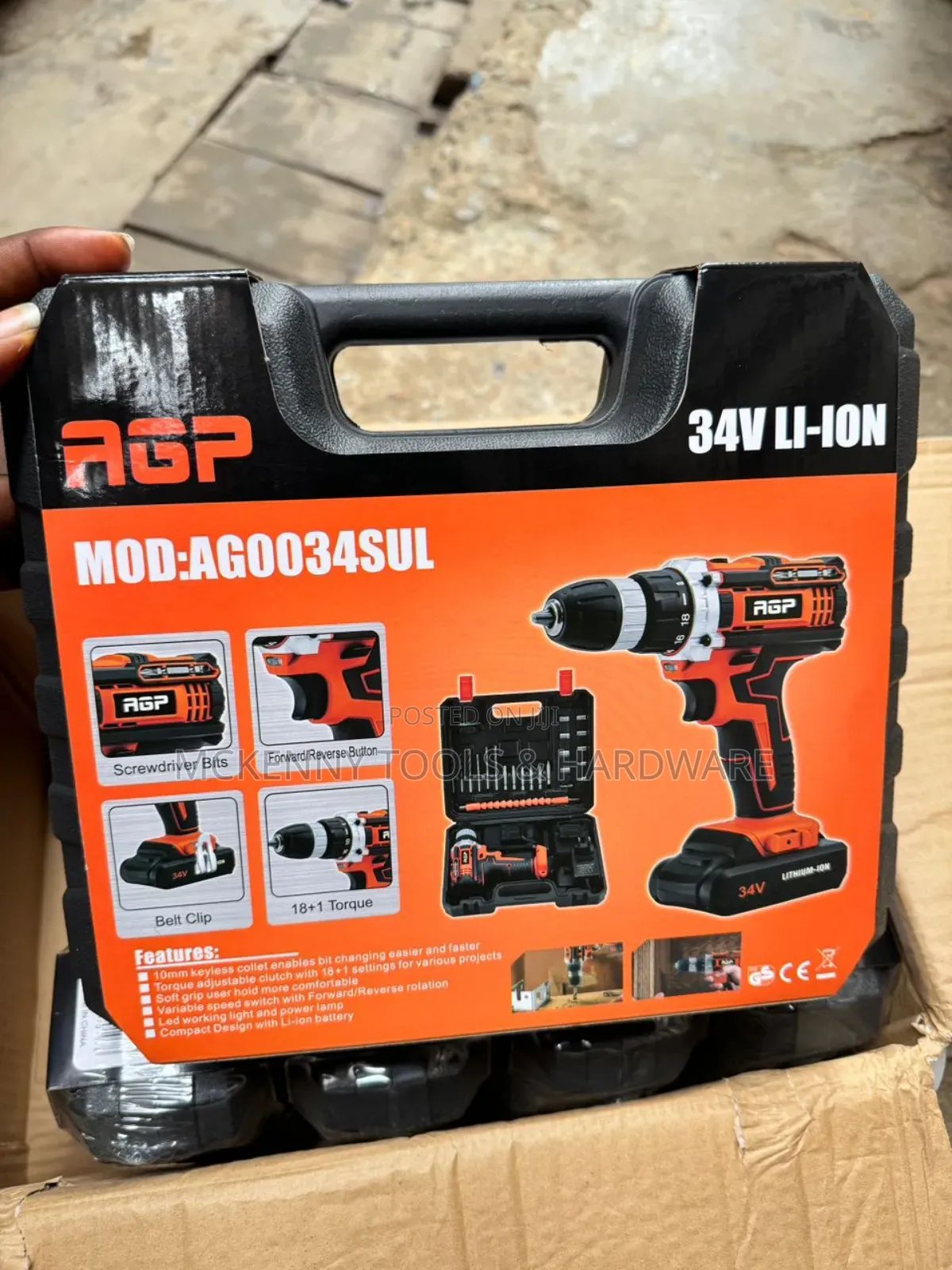 Power Plus Cordless Battery Screw/Drill 35v