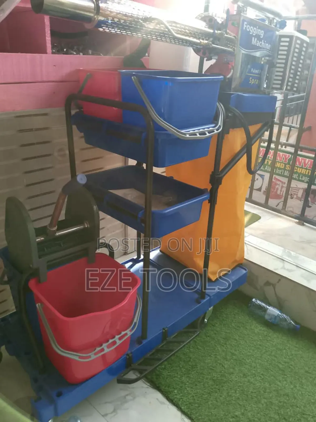 Double Trolley for Cleaning